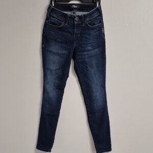 Silver Jeans Women's Dark Blue Skinny Jeans
